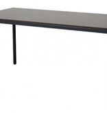 Domino bureautafel, vaste hoogte met 160x80cm 20mm blad en 4-poot frame