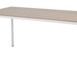 Domino bureautafel, vaste hoogte met 160x80cm 20mm blad en 4-poot frame