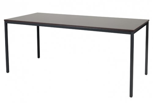 Domino bureautafel, vaste hoogte met 180x80cm 20mm blad en 4-poot frame