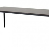 Domino bureautafel, vaste hoogte met 200x80cm 20mm blad en 4-poot frame