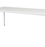 Domino bureautafel, vaste hoogte met 200x80cm 20mm blad en 4-poot frame