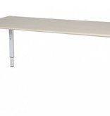 Schaffenburg Domino bureau, hoogte instelbaar (62-85cm) met 180x80cm 'zwevend' 20mm blad en N-poot frame