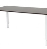 Schaffenburg Domino bureau, hoogte instelbaar (62-85cm) met 160x90cm 'zwevend' 20mm blad en N-poot frame