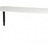 Domino bureau, hoogte instelbaar (62-85cm) met 200x90cm 'zwevend' 20mm blad en N-poot frame