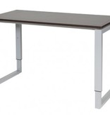 Schaffenburg Domino Plus bureau, hoogte instelbaar (62-85cm) met 120x60cm 'zwevend' 20mm blad en O-poot frame