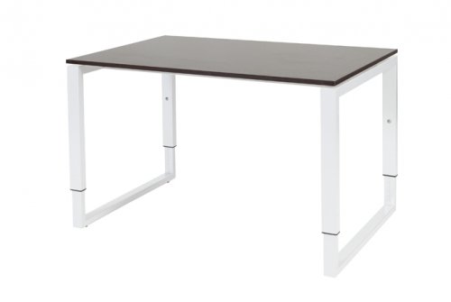 Schaffenburg Domino Plus bureau, hoogte instelbaar (62-85cm) met 120x80cm 'zwevend' 20mm blad en O-poot frame