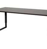 Schaffenburg Domino Plus bureau, hoogte instelbaar (62-85cm) met 180x80cm 'zwevend' 20mm blad en O-poot frame