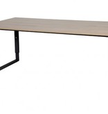 Schaffenburg Domino Plus bureau, hoogte instelbaar (62-85cm) met 180x90cm 'zwevend' 20mm blad en O-poot frame