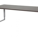 Domino Plus bureau, hoogte instelbaar (62-85cm) met 200x90cm 'zwevend' 20mm blad en O-poot frame
