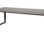 Domino Plus vergadertafel, hoogte instelbaar (62-85cm) met 220x100cm 'zwevend' 20mm blad en O-poot frame