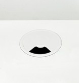 Kabeldoorvoerdop kunststof 8cm ongemonteerd