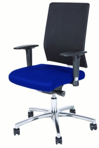 Schaffenburg bureaustoel serie 045 zitting voetenkruis chroom