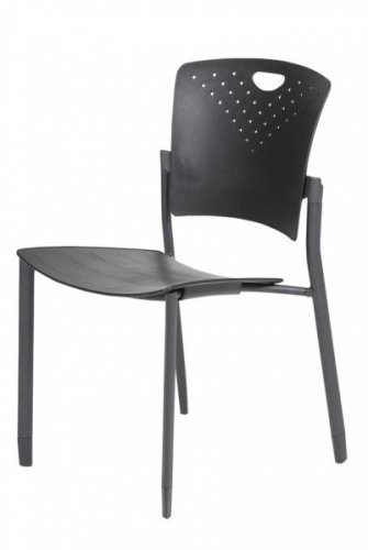 Schaffenburg serie 031 kantine-/conferentiestoel. Zonder armleuning, Stapelbaar. 1 jaar garantie.