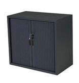 Claudius Basic roldeurkast 72,8x80x45cm., ombouw-en lamellenkleur , voorzien van 1-puntssluiting, genummerd slot, stalen slot eneindlamel. De handgrepen zijn in de eindlamelverzonken. (Interieur apart bestellen)