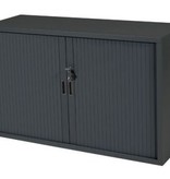 Claudius Basic roldeurkast 72,8x80x45cm., ombouw-en lamellenkleur , voorzien van 1-puntssluiting, genummerd slot, stalen slot eneindlamel. De handgrepen zijn in de eindlamelverzonken. (Interieur apart bestellen)