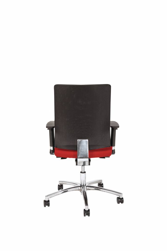 Schaffenburg bureaustoel serie 045 zitting voetenkruis chroom