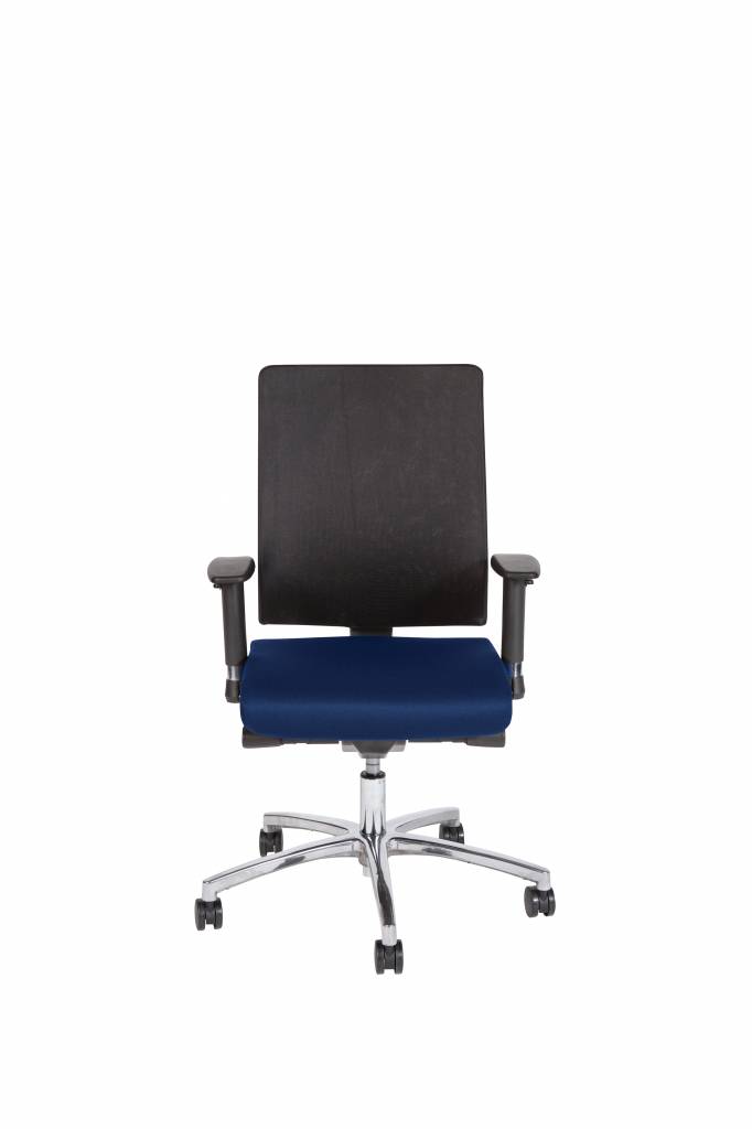 Schaffenburg bureaustoel serie 045 zitting voetenkruis chroom