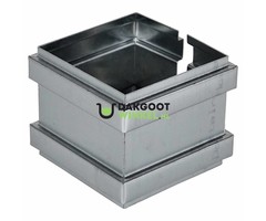 Rheinzink Dubbele overschuifwrong 80x80 vierkant | NedZink