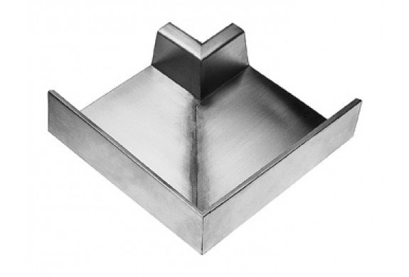 Nedzink Zinken binnenhoek bakgoot B44. 90 graden