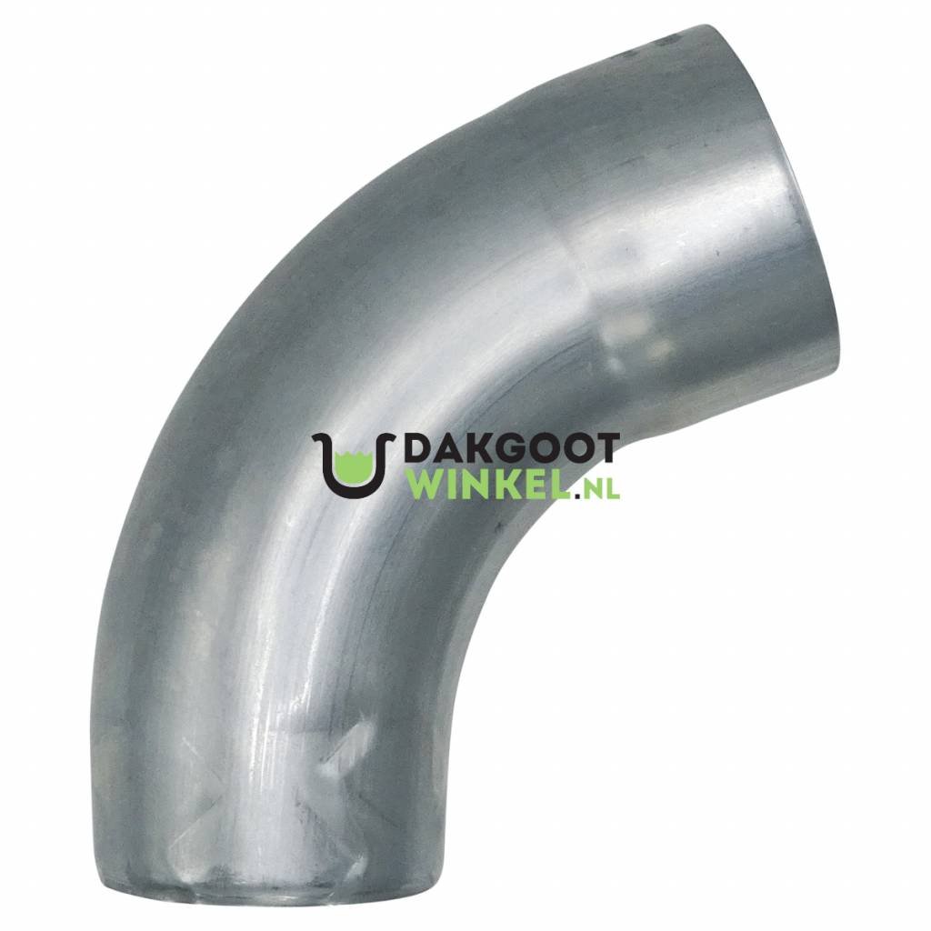 Bocht zink 72 graden 100 mm