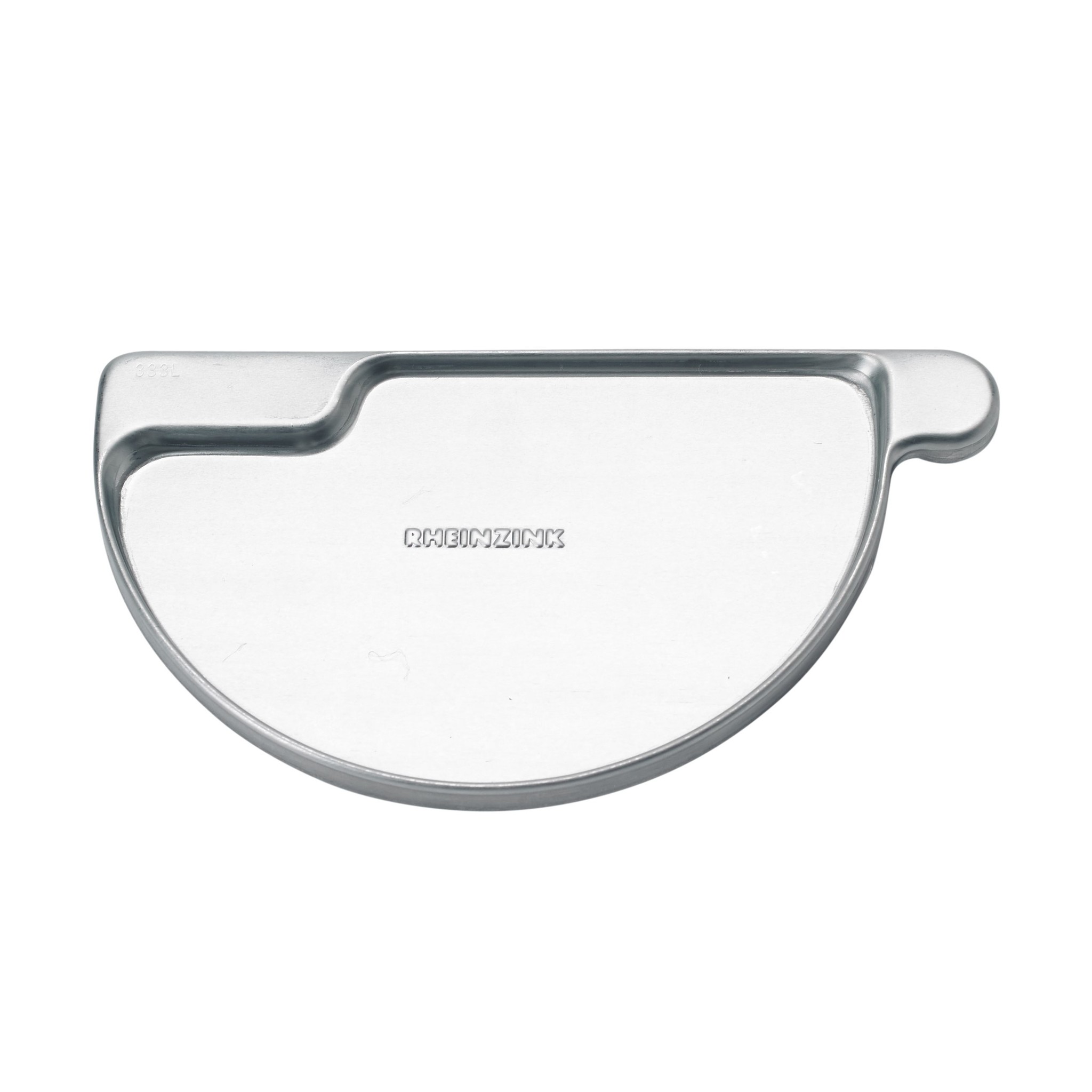 Rheinzink Kopschot mastgoot M280 links Rheinzink