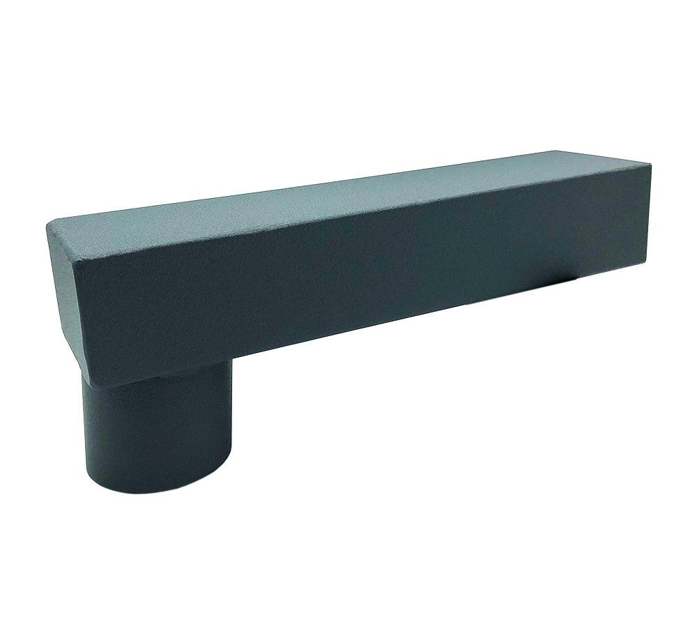 Kallos Stadsuitloop aluminium 60x100mm passend in 100 mm in Ral-kleur