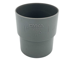Jurola Verbindingsmof PVC 80 mm grijs