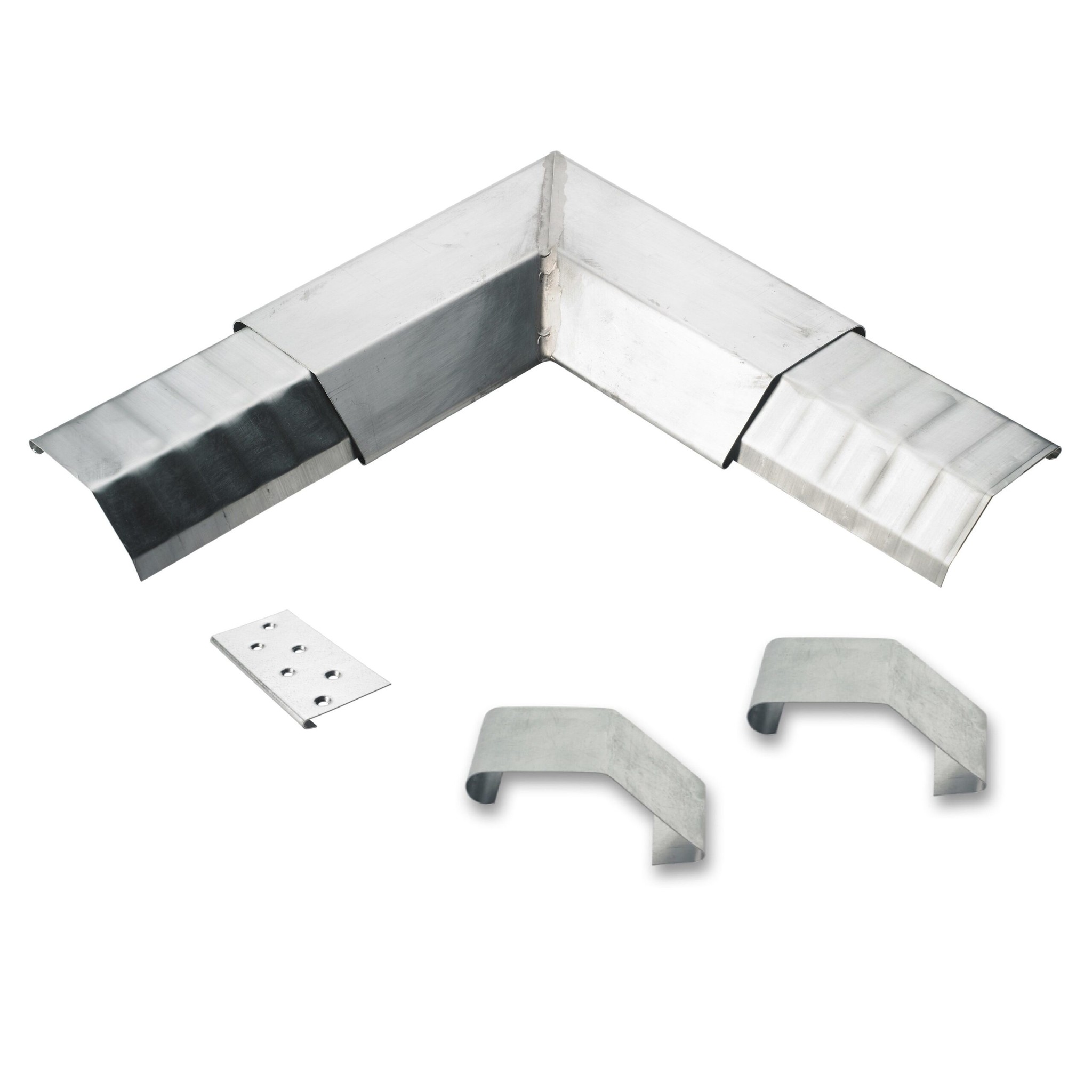 Rheinzink Snel-deklijst buitenhoekstuk complete set 135gr