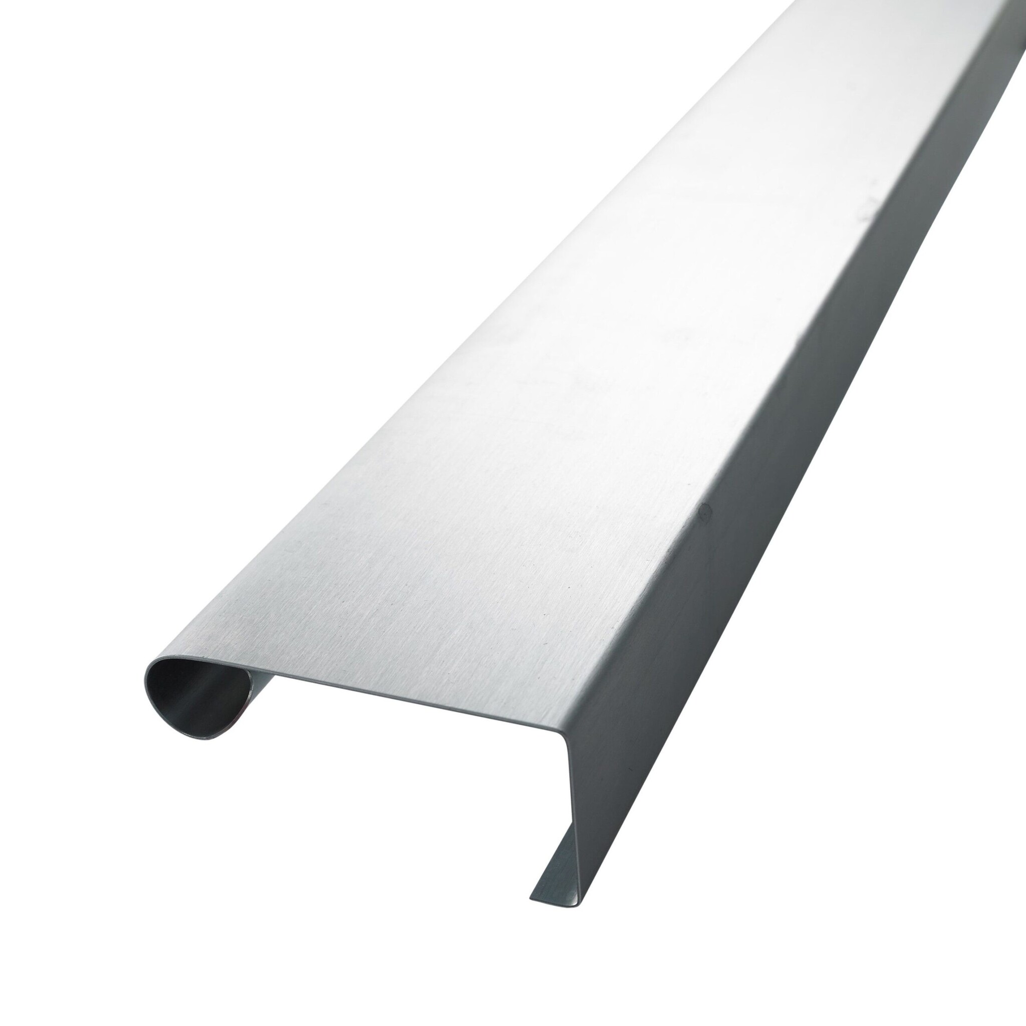 Snel-deklijst zink 90 gr 2 meter
