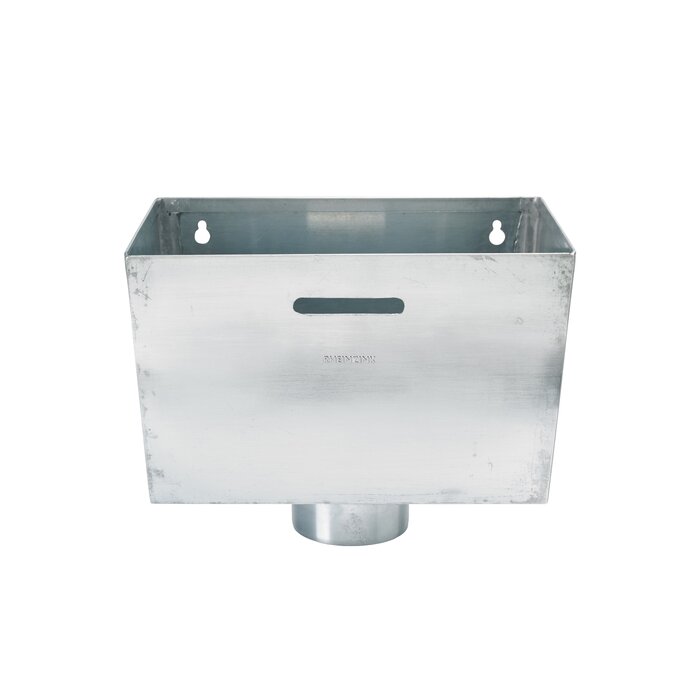 Rheinzink Zinken vergaarbak Trapezium 80 mm rond (Rheinzink)