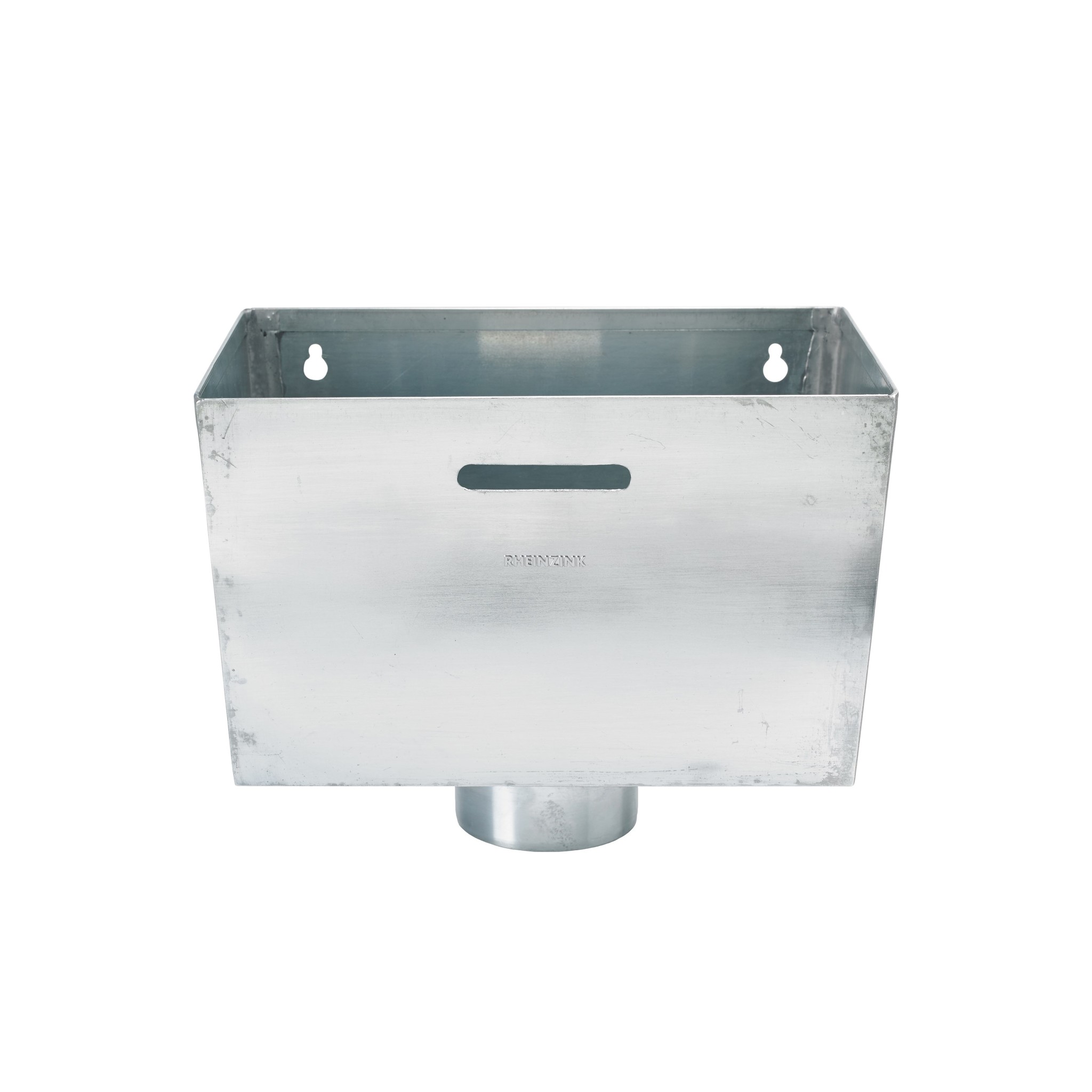 Rheinzink Vergaarbak zink 80 mm Trapezium