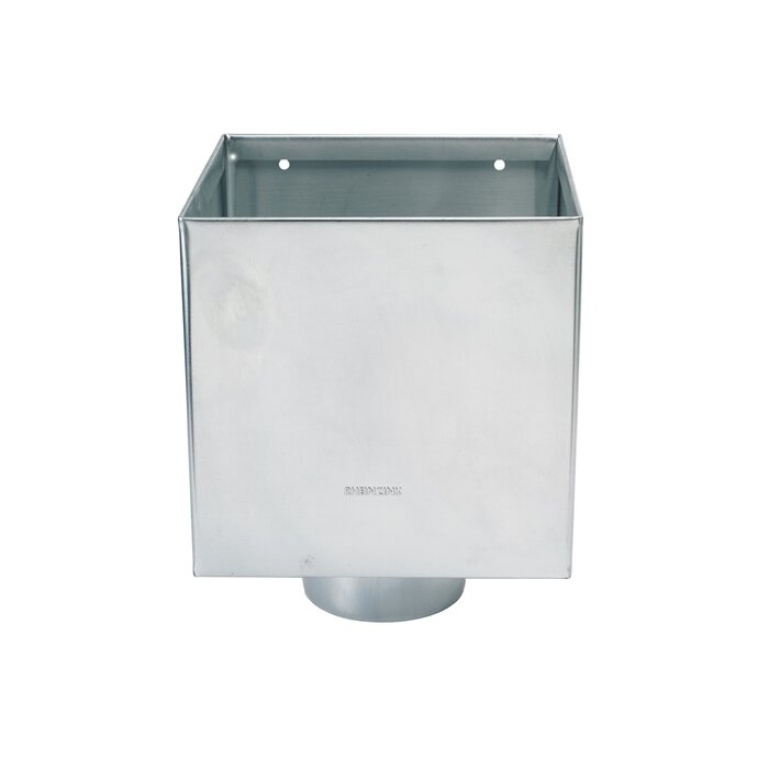 Rheinzink Zinken vergaarbak Kubus 100 mm - 300x300 mm (Rheinzink)