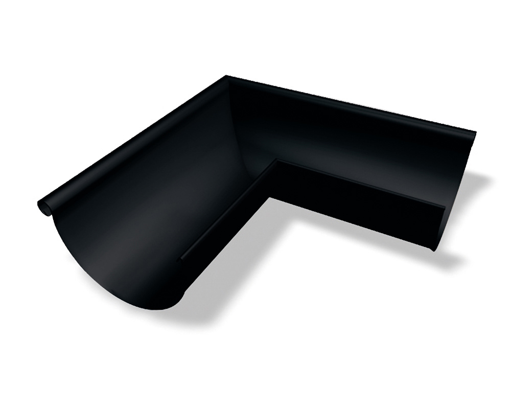 Prefa Aluminium buitenhoek M280 300x300 mm 90 graden P.10 zwart (Prefa)