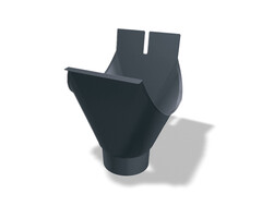 Prefa Trechteruitloop M280 80 mm P.10 zwart | Prefa