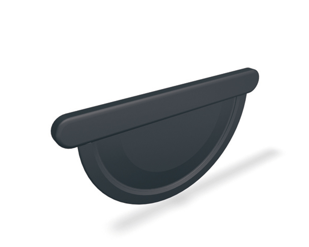 Prefa Kopschot aluminium vlak M280 P.10 zwart