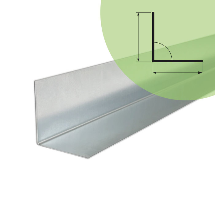 Rheinzink Zinken hoekprofiel op maat (Rheinzink titaanzink 0,8 mm)