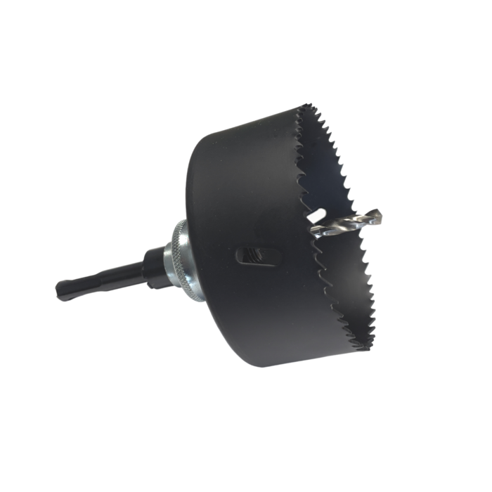 Huismerk Gatzaag bi-metaal 98 mm zwart - zonder adapter/boor