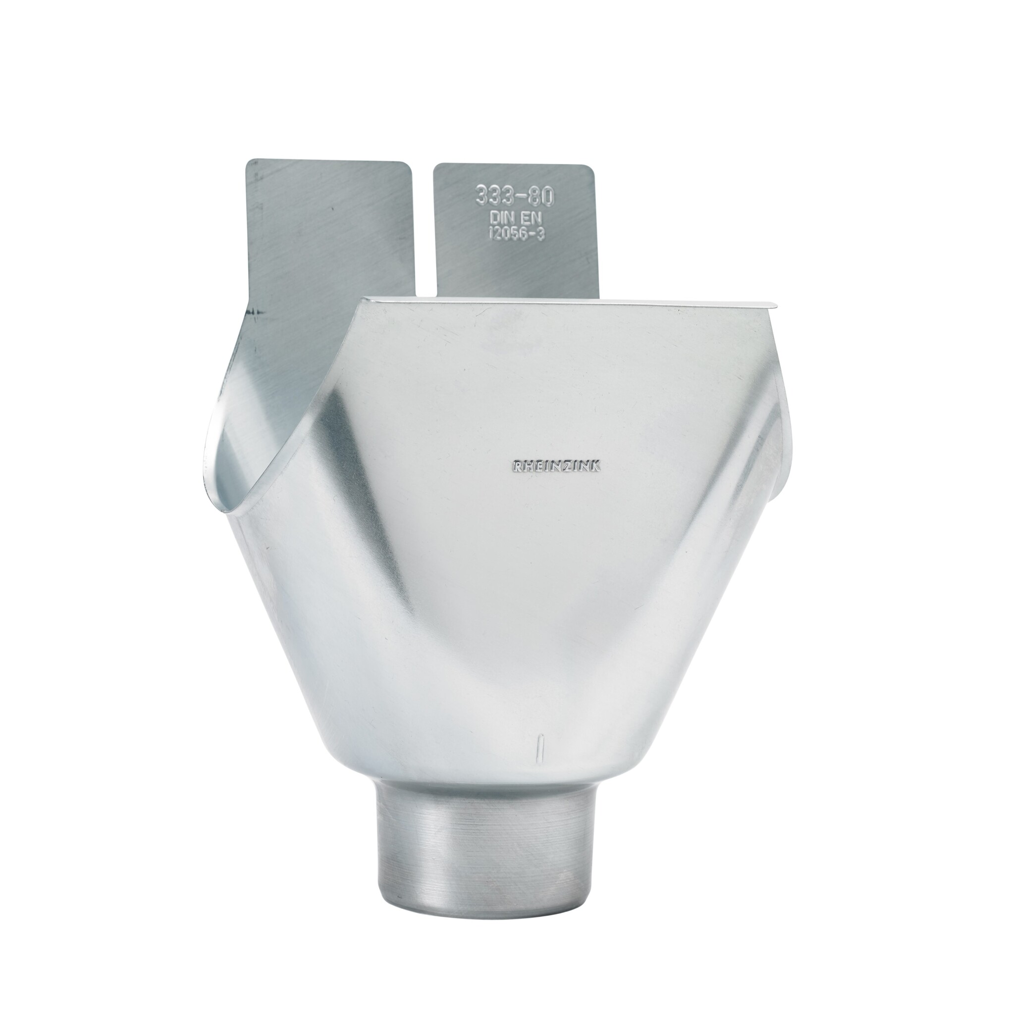 Rheinzink Trechteruitloop zink M37 rond 80 mm