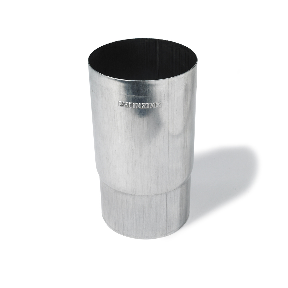 Rheinzink Verlengde zinken verbindingsmof 100 mm rond (Rheinzink)