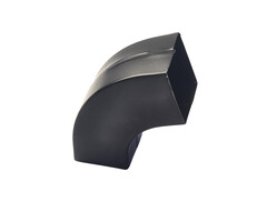 Nedzink Bocht 80x80 72 graden zwart Noir | NedZink