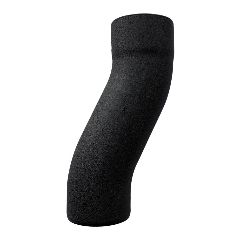 Prefa Aluminium sprongstuk 100 mm sprong 60 mm P.10 zwart (Prefa)