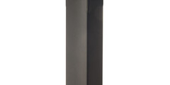 Vierkant 80x80mm Noir (antraciet zink)