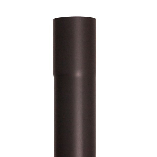 Regenpijp zink 80 mm 3 meter 0.70mm - Noir