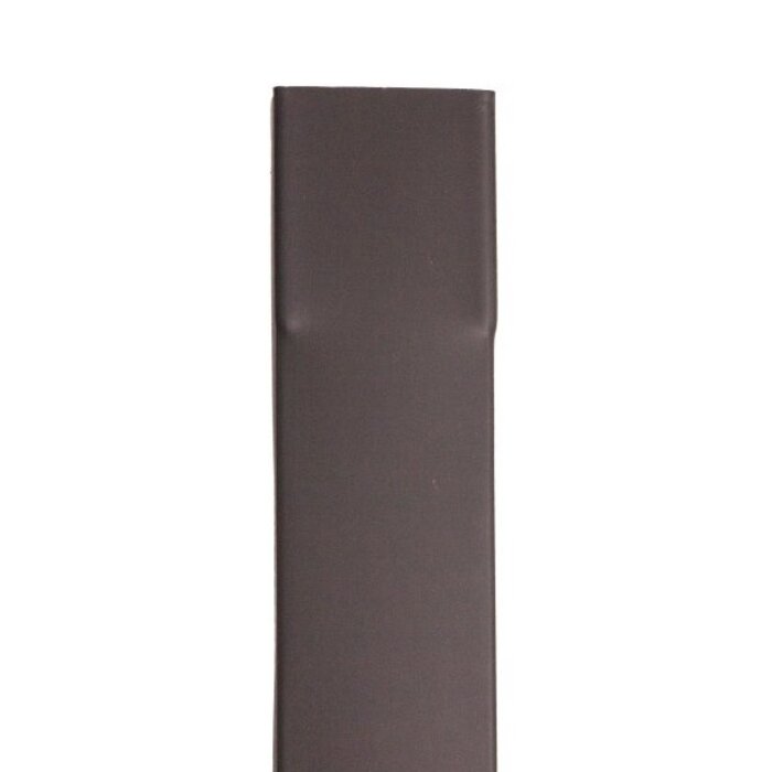 Nedzink Zinken regenpijp 80x80 mm vierkant zwart Noir - 2 meter (NedZink 0,70 mm)