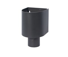 Nedzink Vergaarbak Mini 80 mm zwart Noir | NedZink
