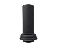 Prefa Montageschuifstuk 100 mm P.10 zwart | Prefa
