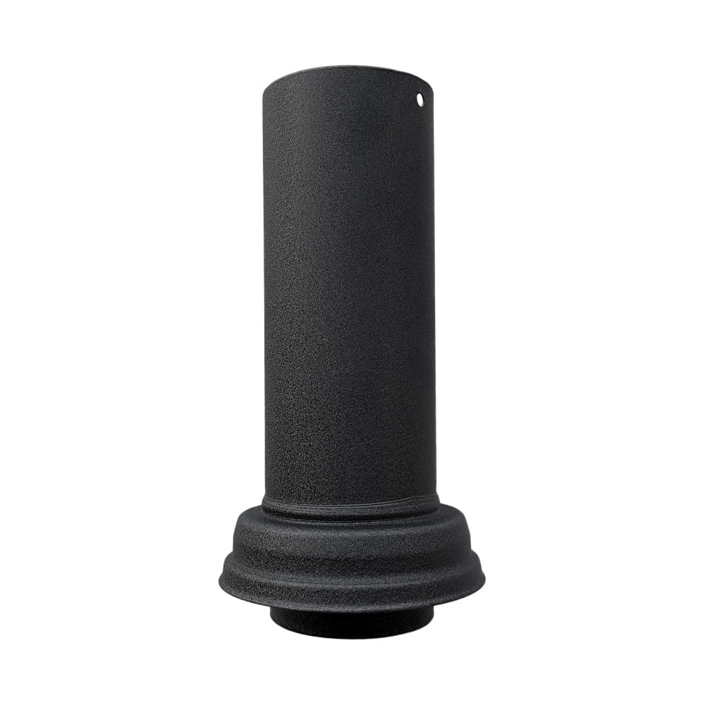 Prefa Aluminium montageschuifstuk 100 mm - 250 mm hoog - P.10 zwart (Prefa)