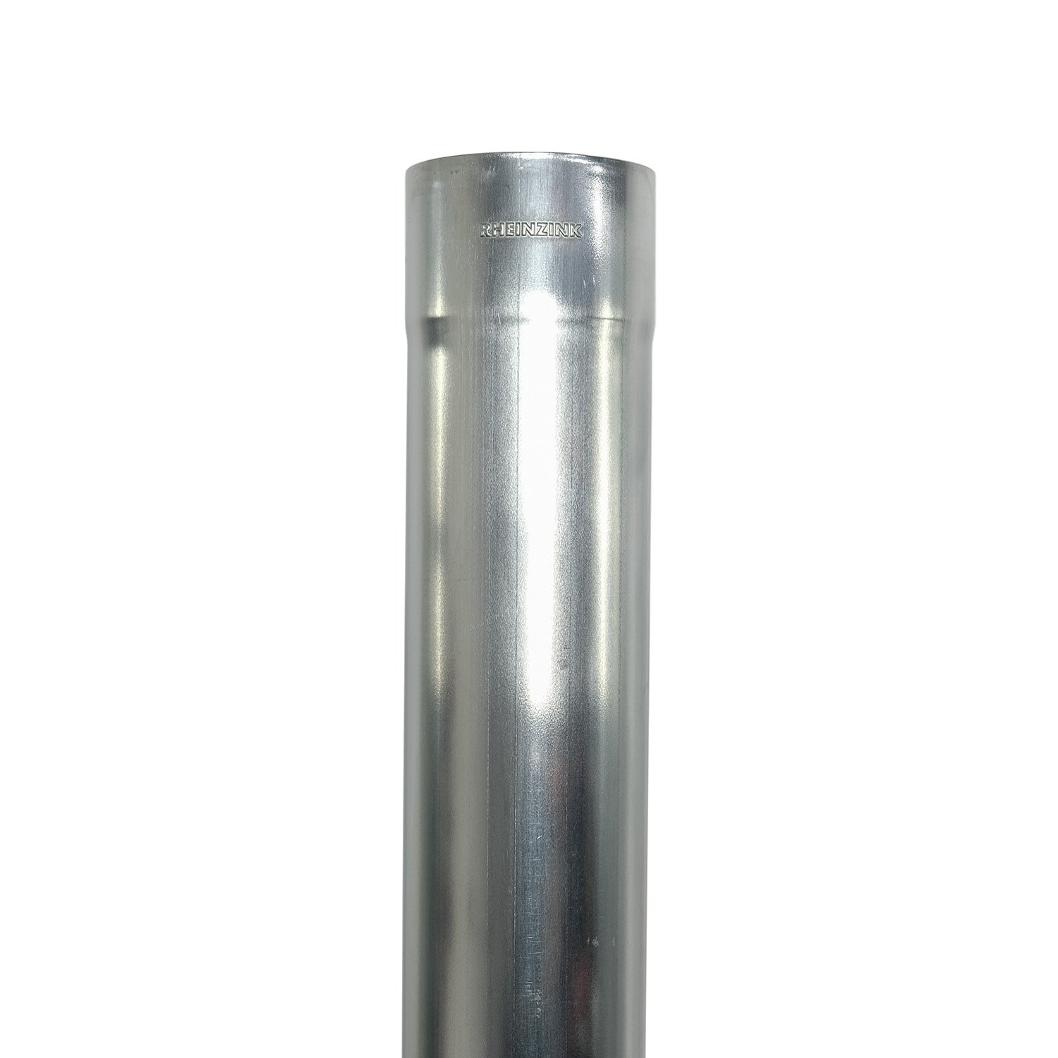 Regenpijp zink 80 mm rond lengte 2 meter 0.65mm dik A-kwaliteit Rheinzink