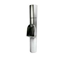 Nedzink Bladafscheider 80 mm zink incl. rooster | NedZink
