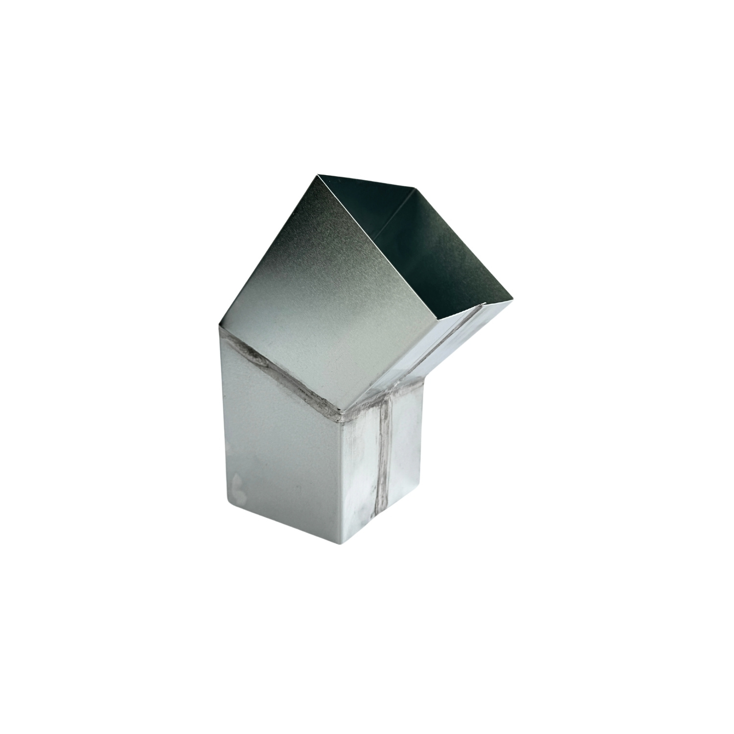 Nedzink Zinken bocht 80x80 mm vierkant 45 graden (NedZink)